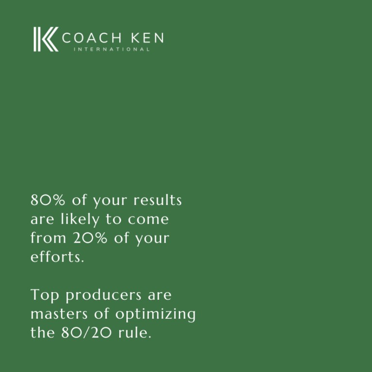 Optimize the 80/20 Rule