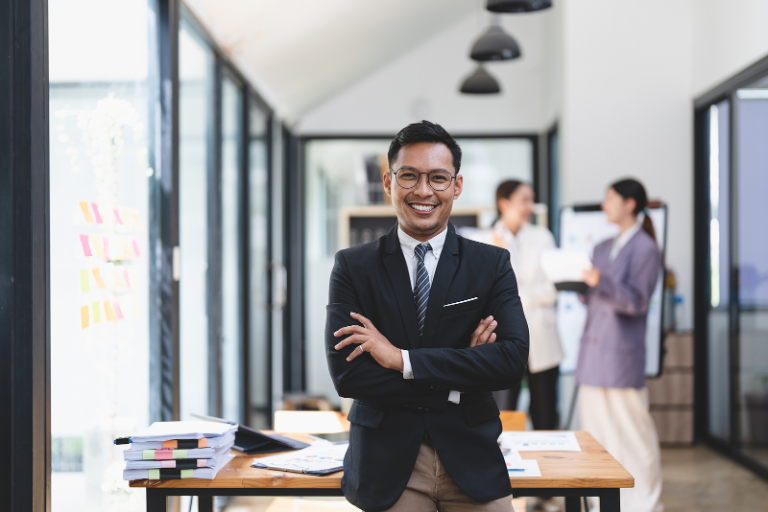 Business Man Smiling