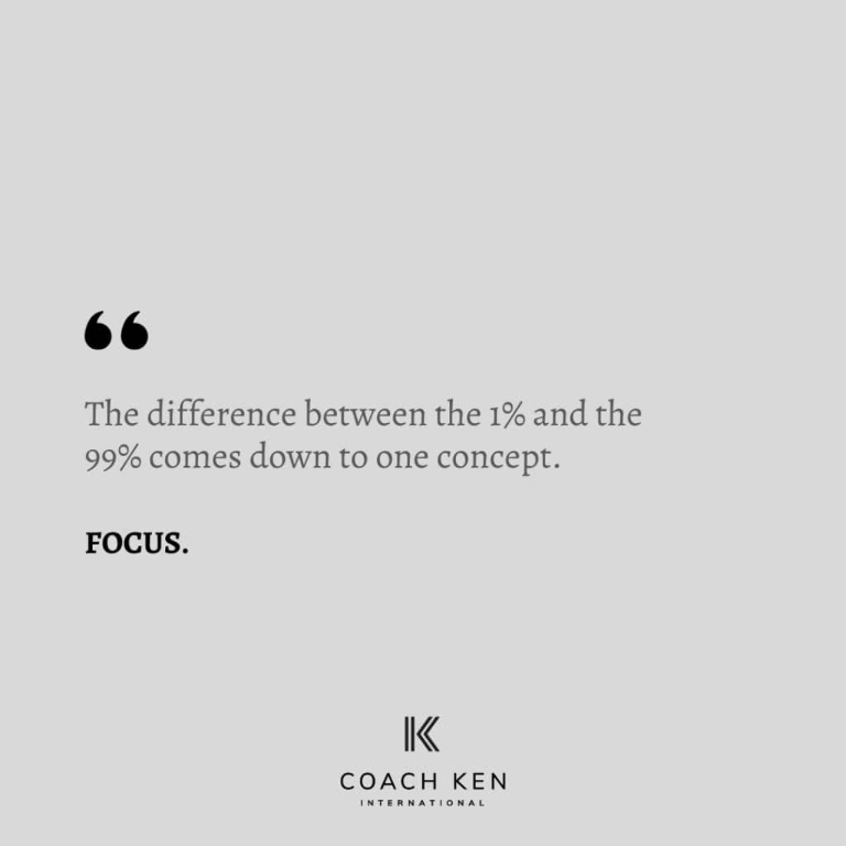 Focus is About Commitment