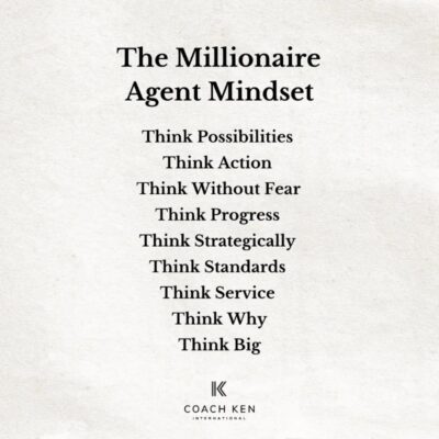 The Millionaire Agent Mindset