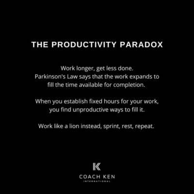 The Productivity Paradox