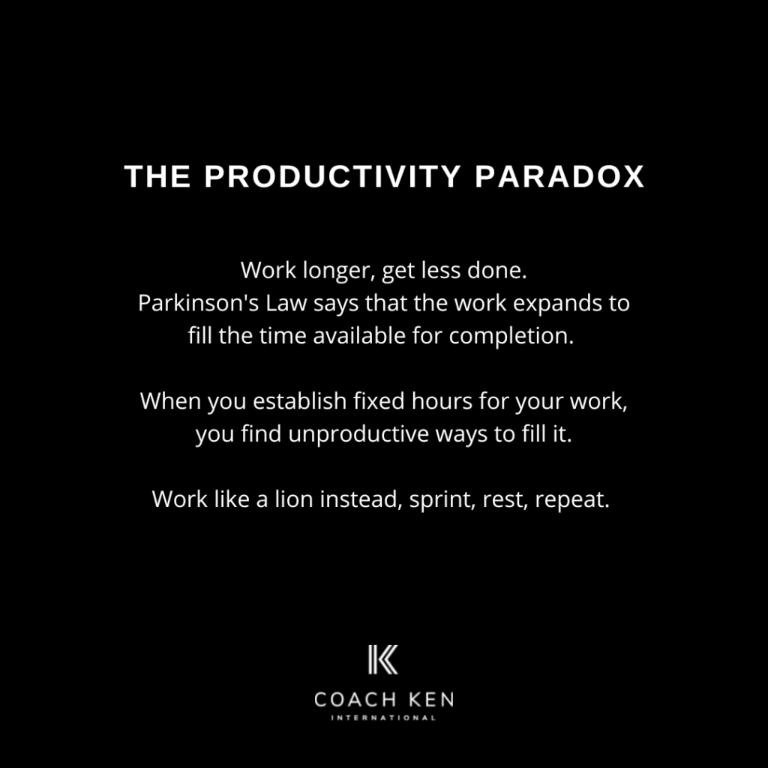 The Productivity Paradox