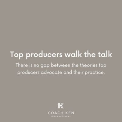 Top producers Walk the Talk