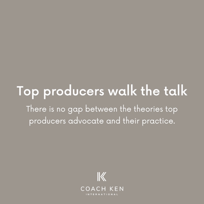 Top producers Walk the Talk