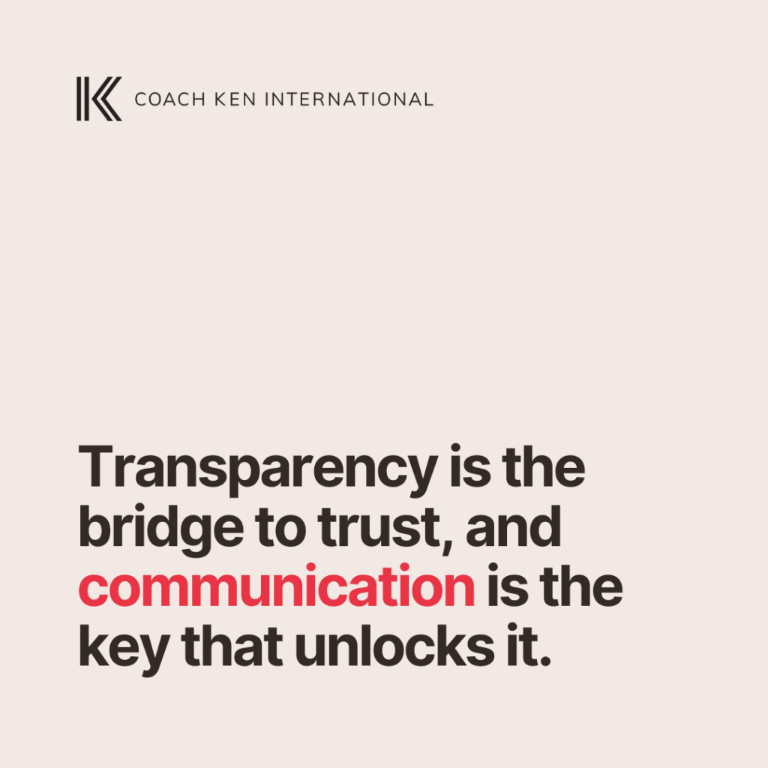 Transparency is the Bridge to Trust