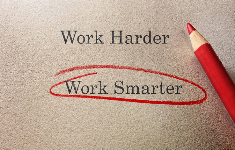 Work Smarter over Work Harder