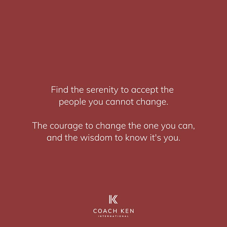 Accept the People you Cannot Change